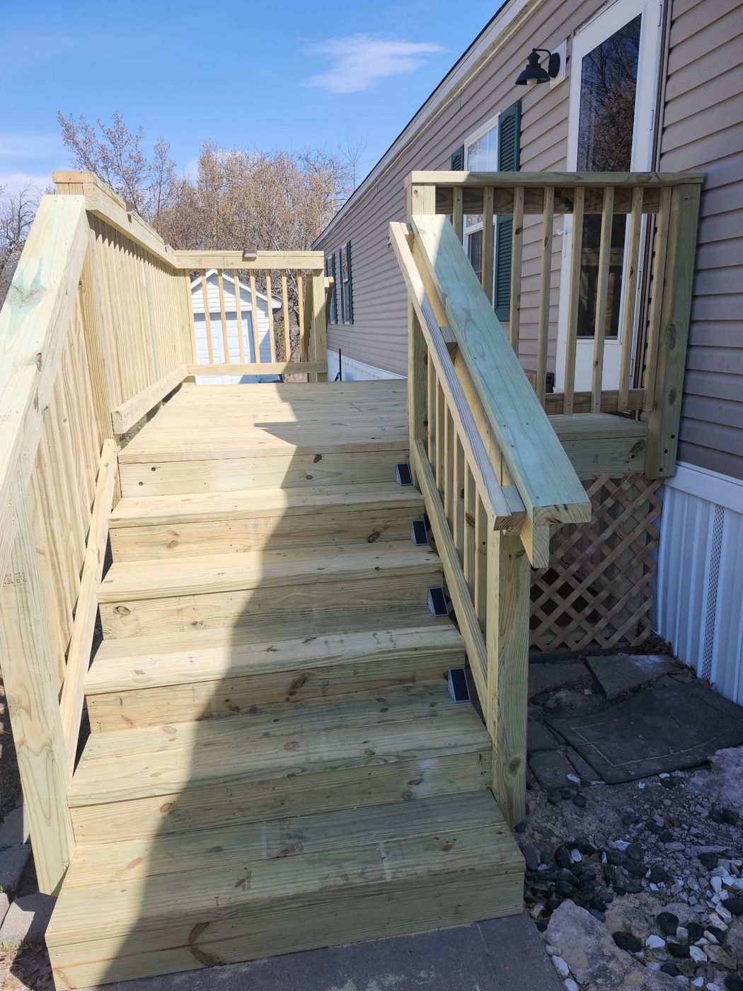 Steps with handrail in Belton, MO